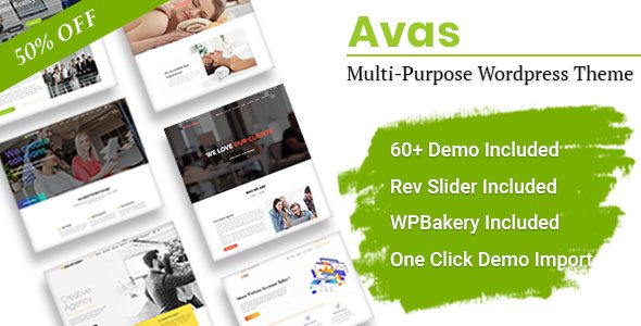 Avas Multipurpose WordPress Theme